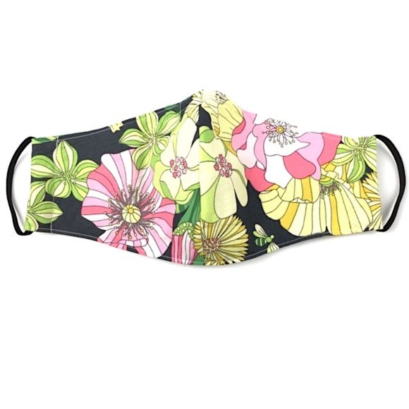 Hand Crafted Accessories - Price Firm. Hawaiian Floral Face Mask Filti Filter